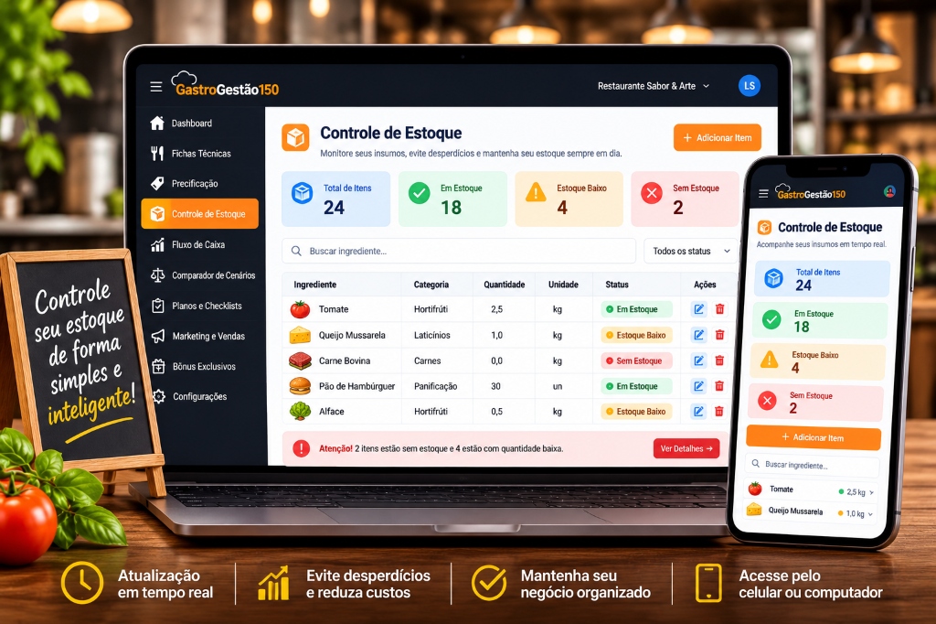 Ferramenta Interativa: Controle de Estoque